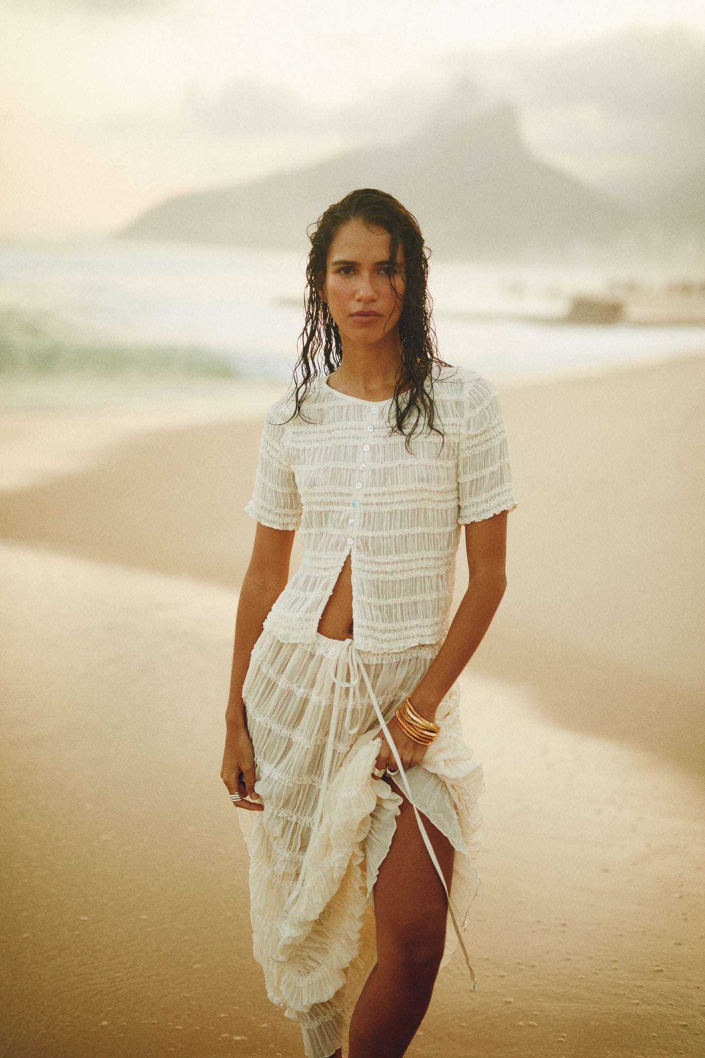 Blusa Matis beige