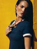 Polera baby tee Azul