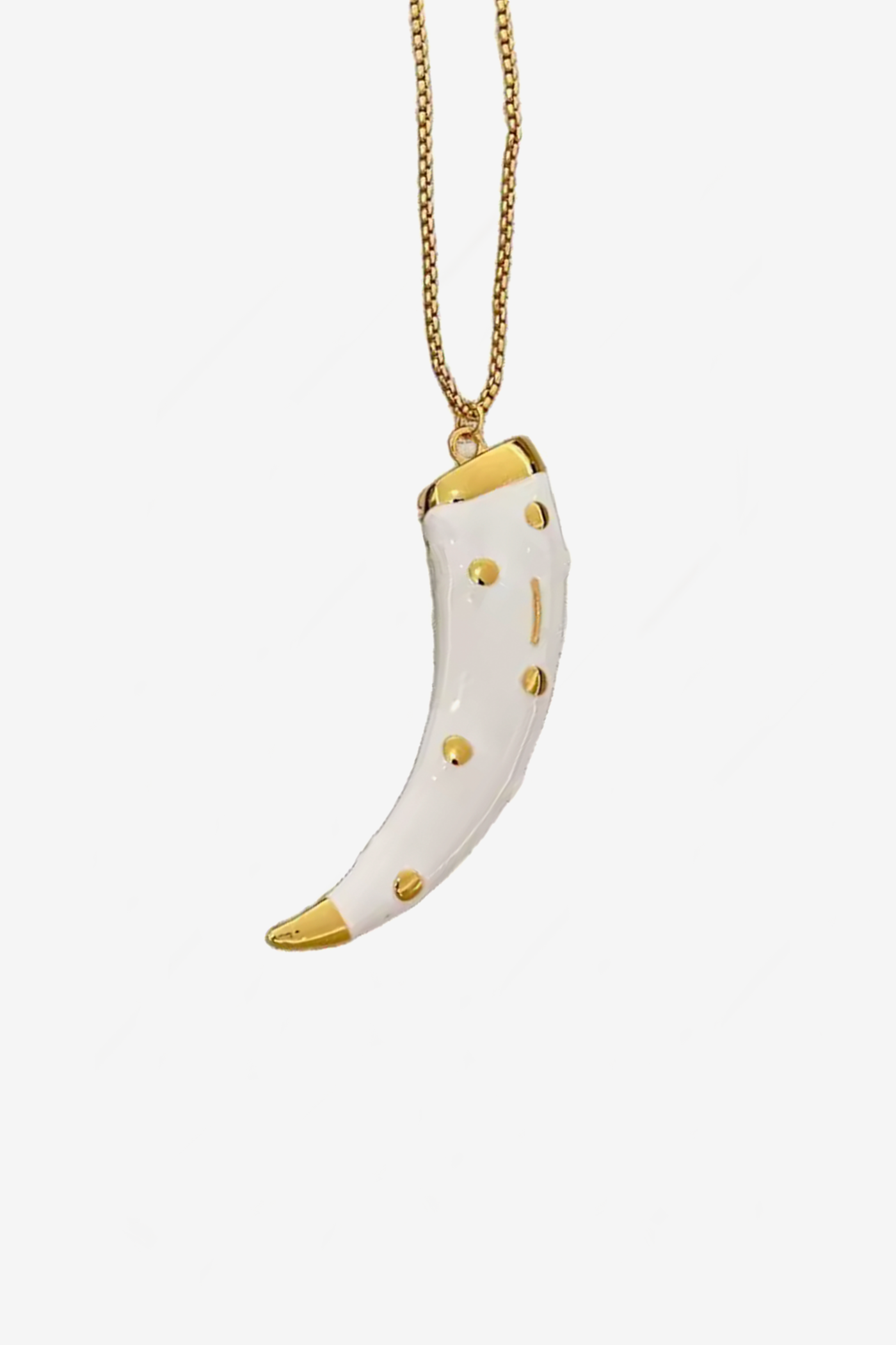 Collar boho blanco
