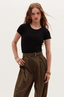 Polera Flowy negro
