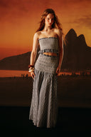 Top Vichy Azul