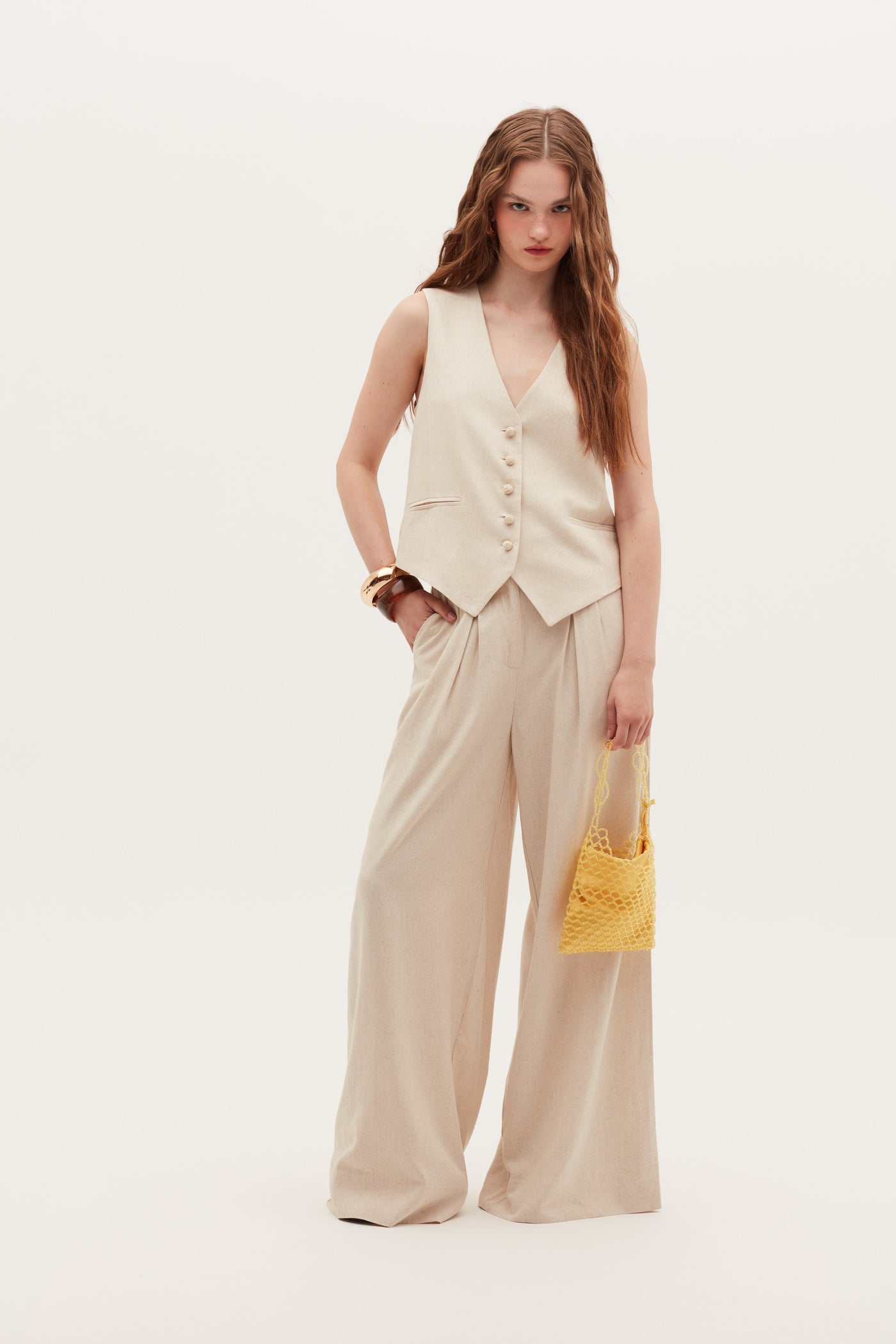 Pantalon Xi beige