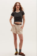 Polera Flowy gris