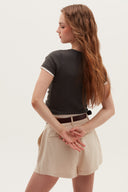 Polera Flowy gris