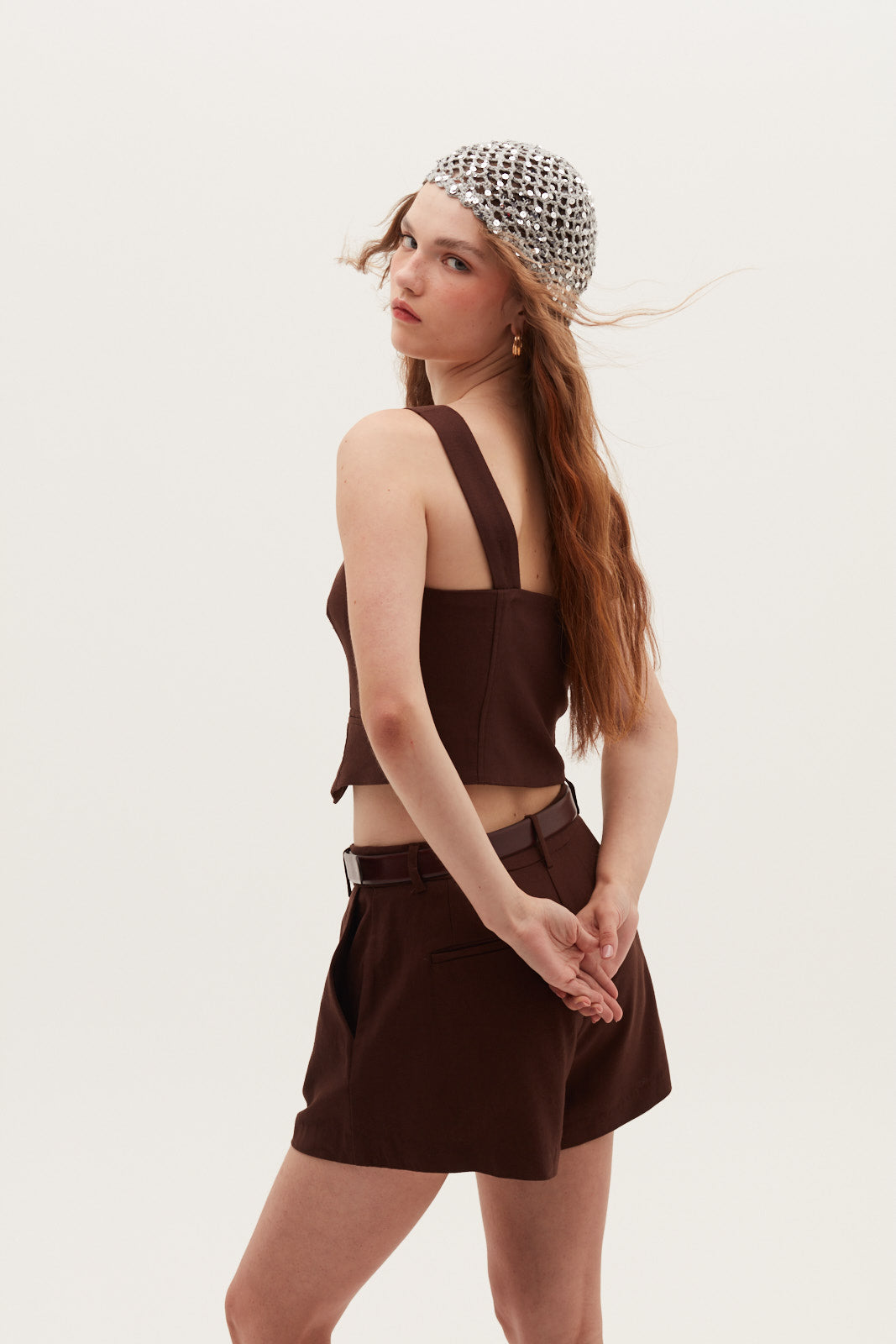 Gorro Crochet hat gris