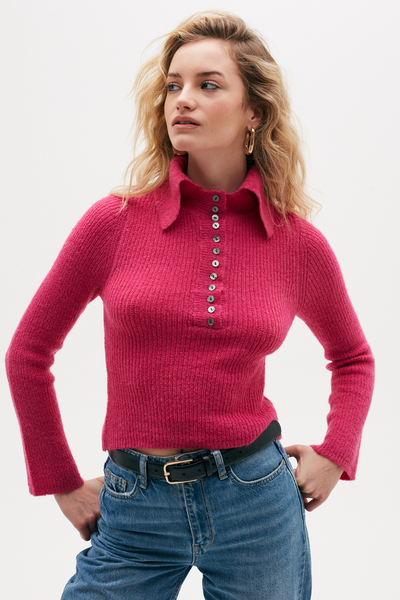 Chaleco Vim fucsia