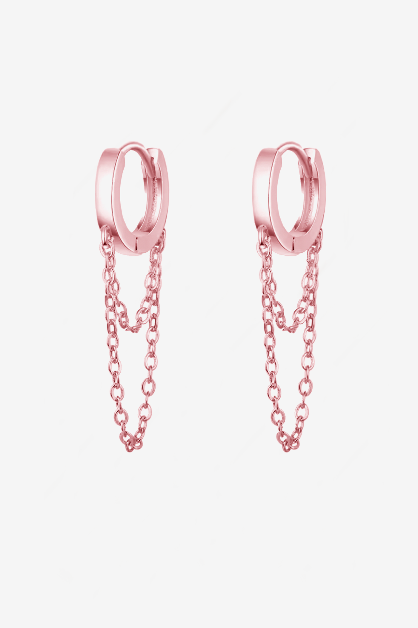 Argolla cadenas rose gold