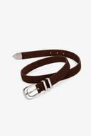Cinturón Suede café