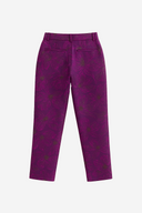Pantalon Jacquard morado