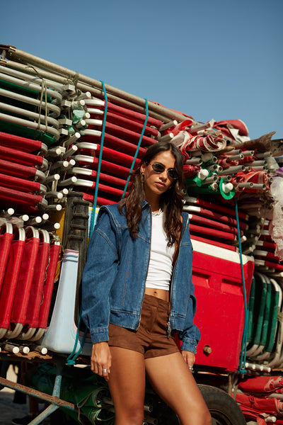 Chaqueta Plegarion azul