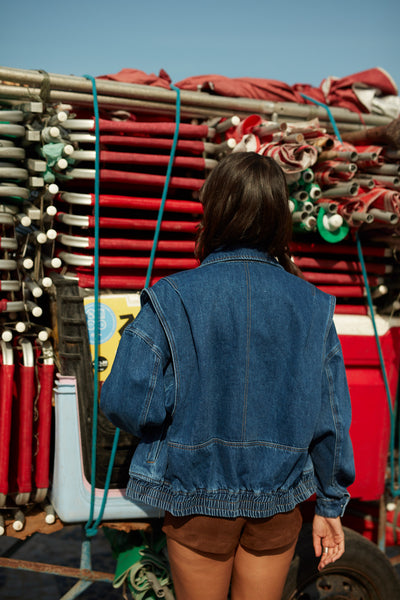 Chaqueta Plegarion azul