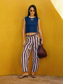 Pantalon Michael burgundy