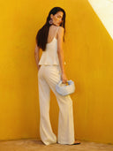 Pantalón lino Melt butter yellow