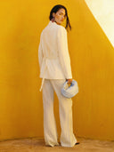 Pantalón lino Melt butter yellow