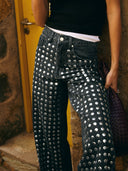 Jeans tachas Antonia negro