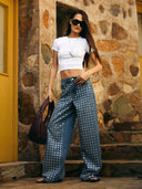 Jeans tachas Antonia celeste