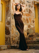 Vestido Letonia cafe