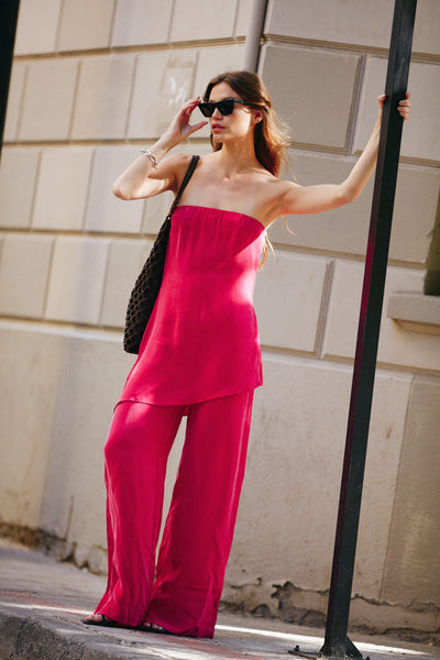 Pantalón Delphy fucsia