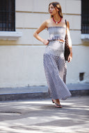 Top Vichy Azul