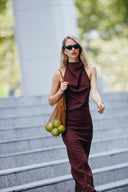 Vestido Phill cafe