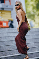 Vestido Phill cafe