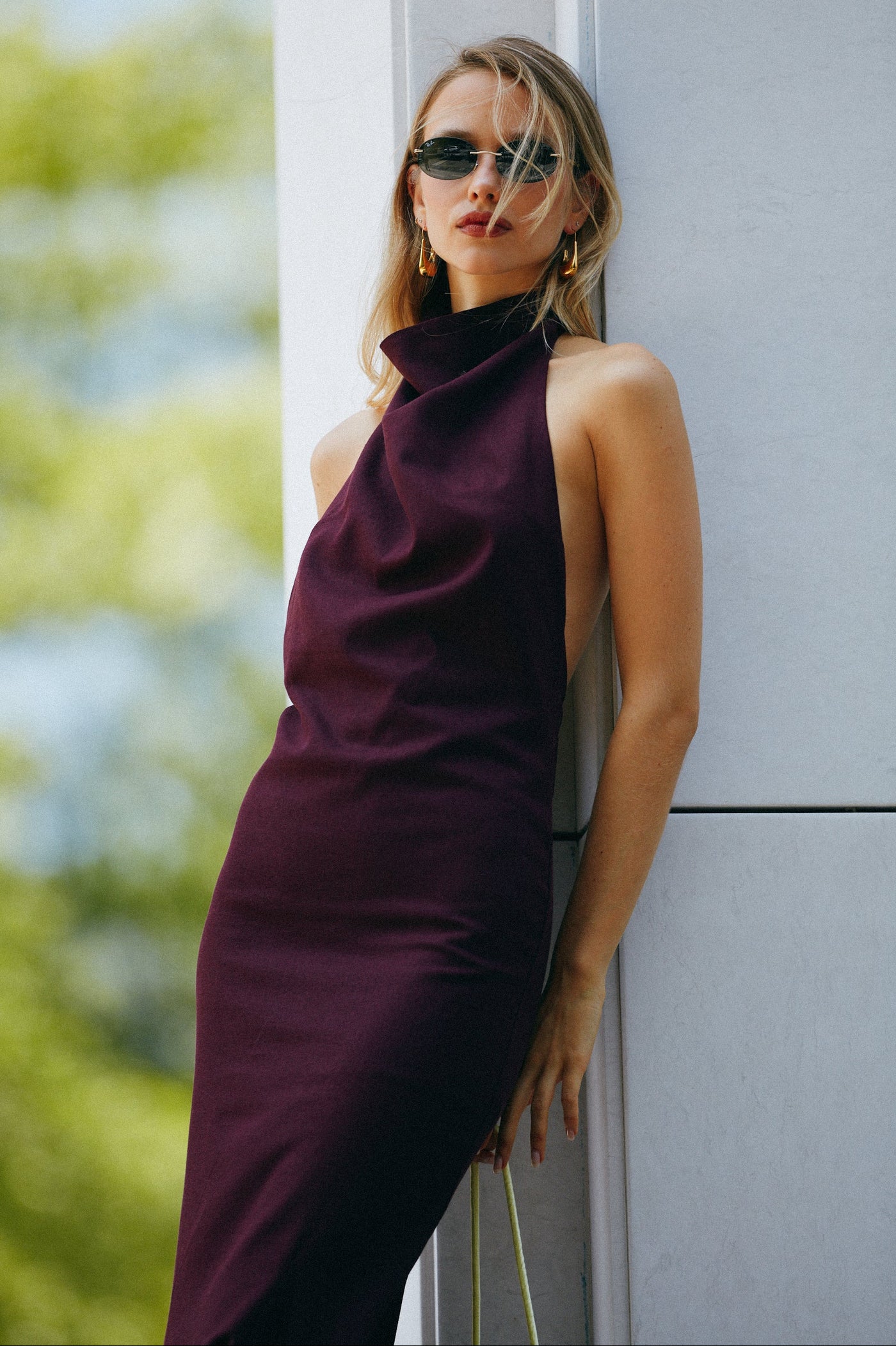 Vestido Phill burgundy