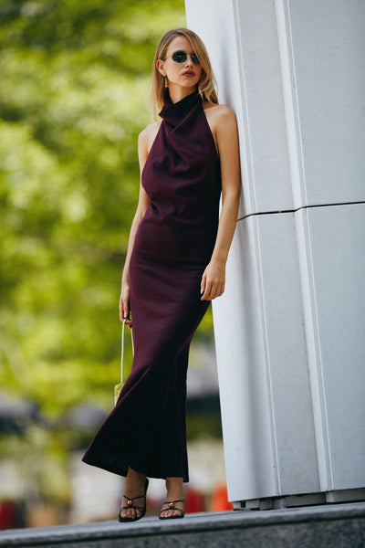 Vestido Phill burgundy