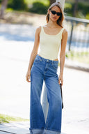 Jeans Wide Leg Clever celeste