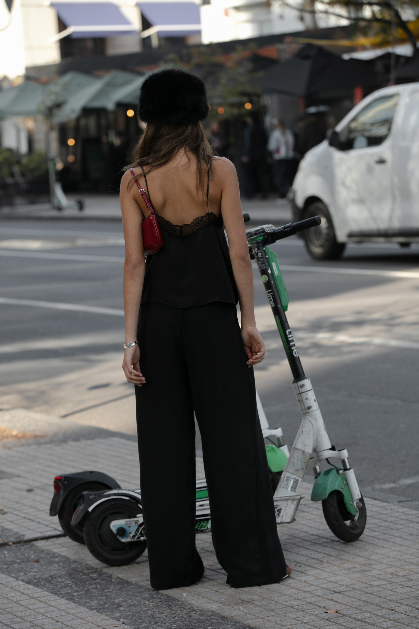 Pantalon Cupro Rossen negro