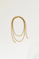 Collar trenza oro