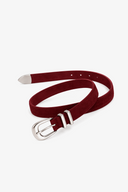 Cinturón Suede Burgundy