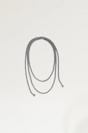 Collar trenza plata