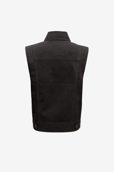 Chaqueta denim negro