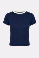 Polera baby tee Azul