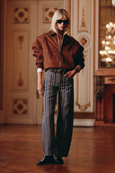 Pantalón kings rayas azul