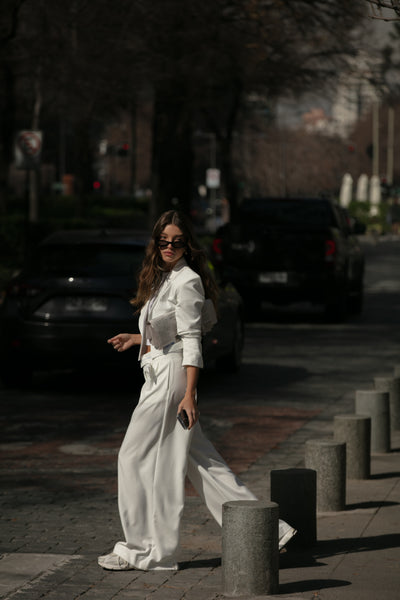 Pantalon Bowery blanco