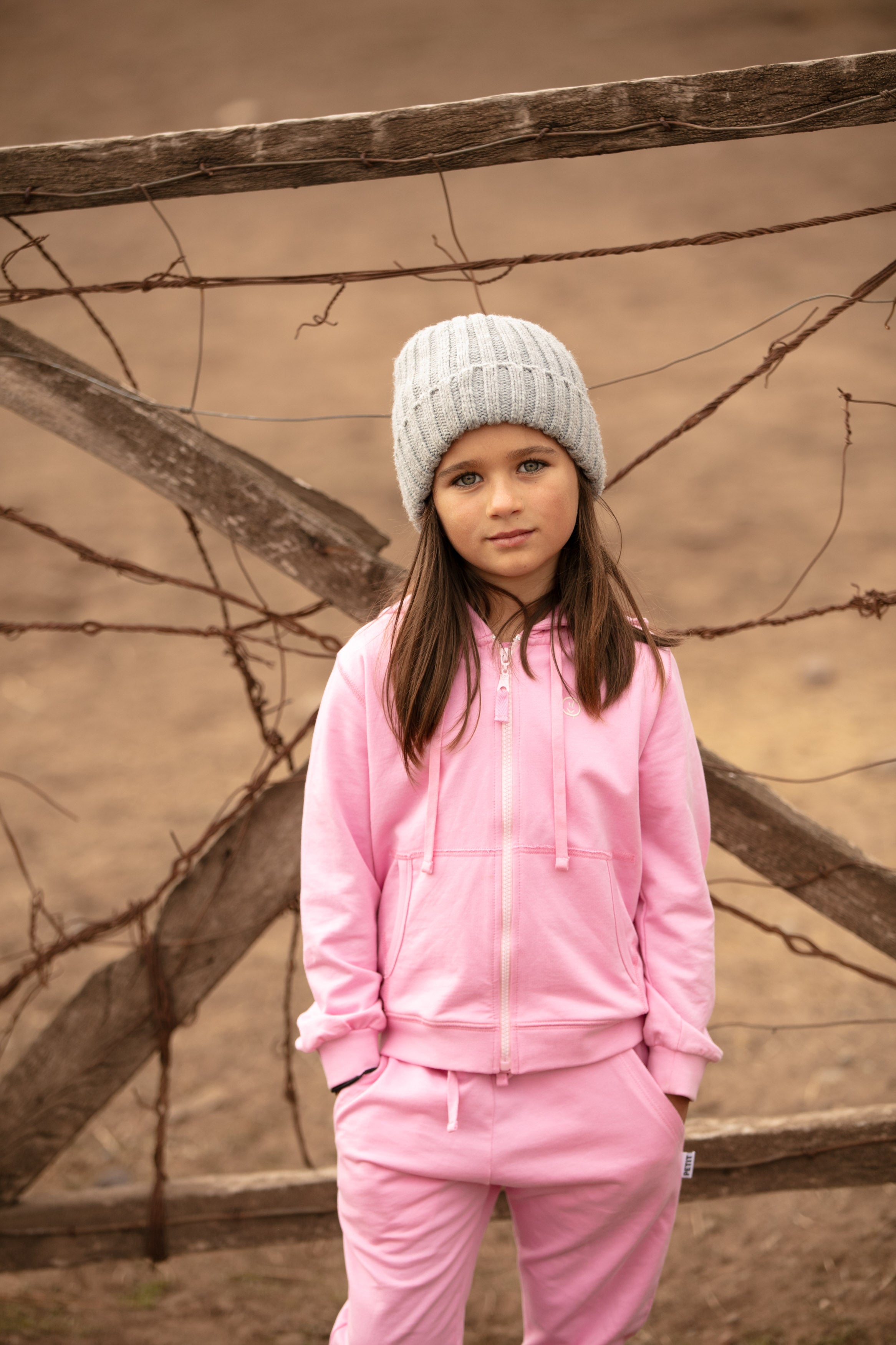 Poleron kids Berni rosa