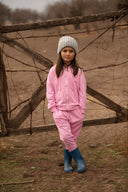 Poleron kids Berni rosa