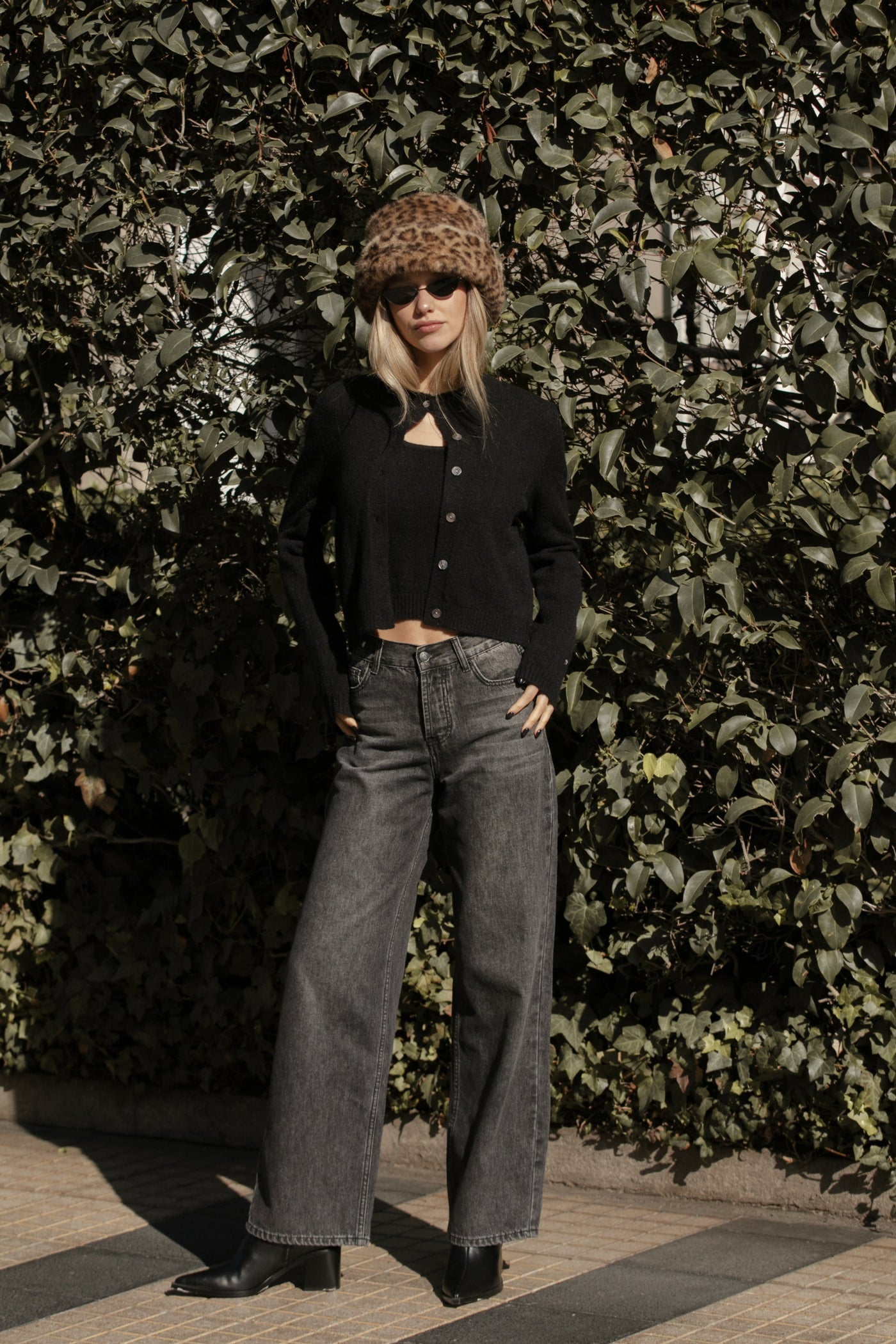 Jeans Baggy Fuwa negro