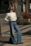 Jeans Wide Leg Clever celeste
