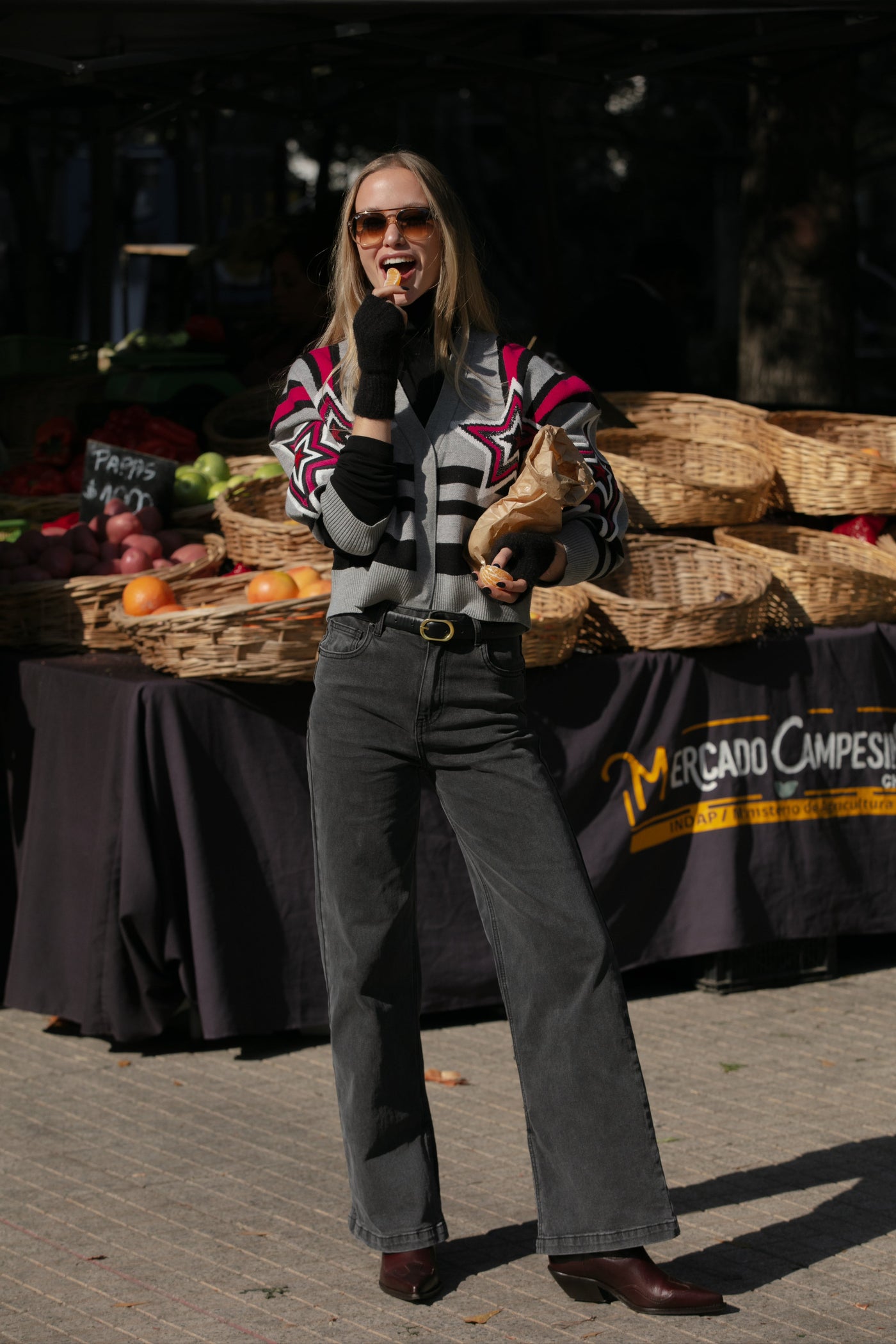 Jeans Wide Leg Travis negro