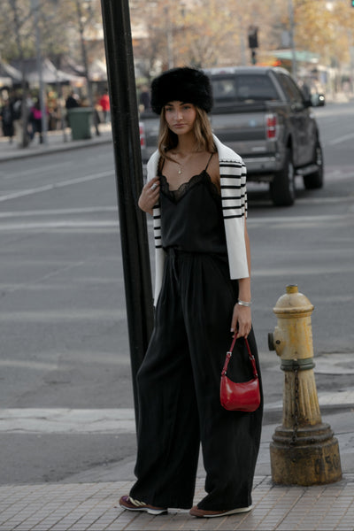 Pantalon Cupro Rossen negro
