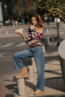 Jeans Baggy Fuwa azul