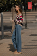 Jeans Baggy Fuwa azul