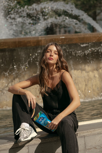 Pantalon Cupro Rossen negro