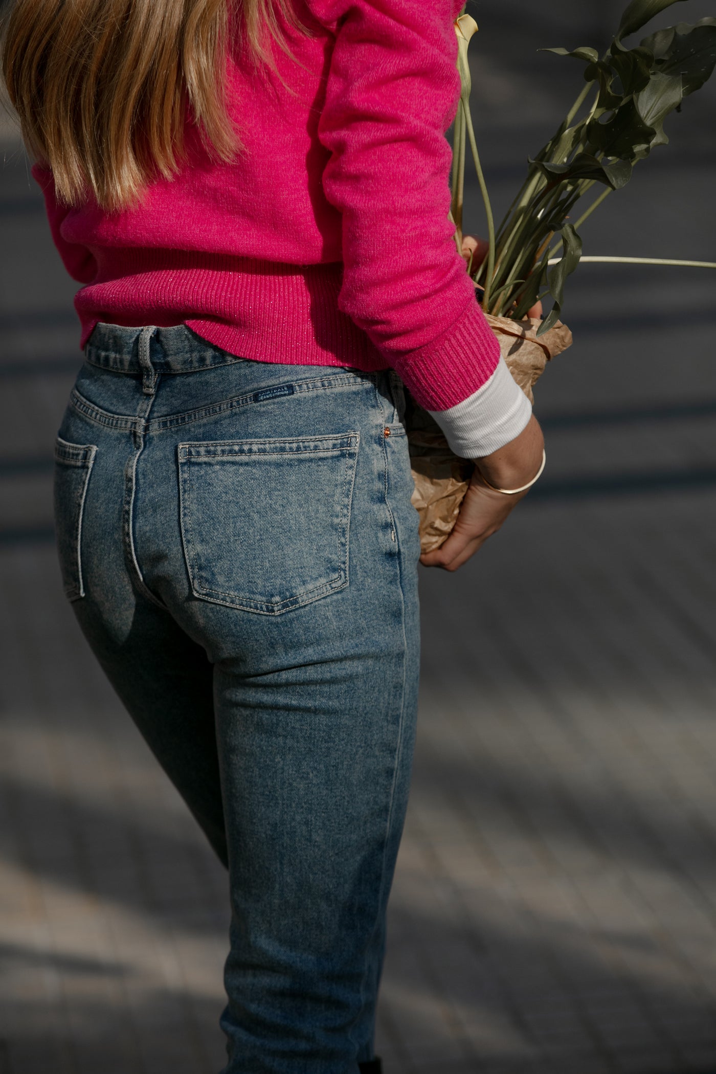 Jeans Straight Scommy azul