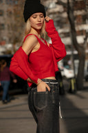 Top Brady rojo