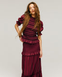 Falda Mark burgundy