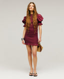 Vestido Chapman burgundy