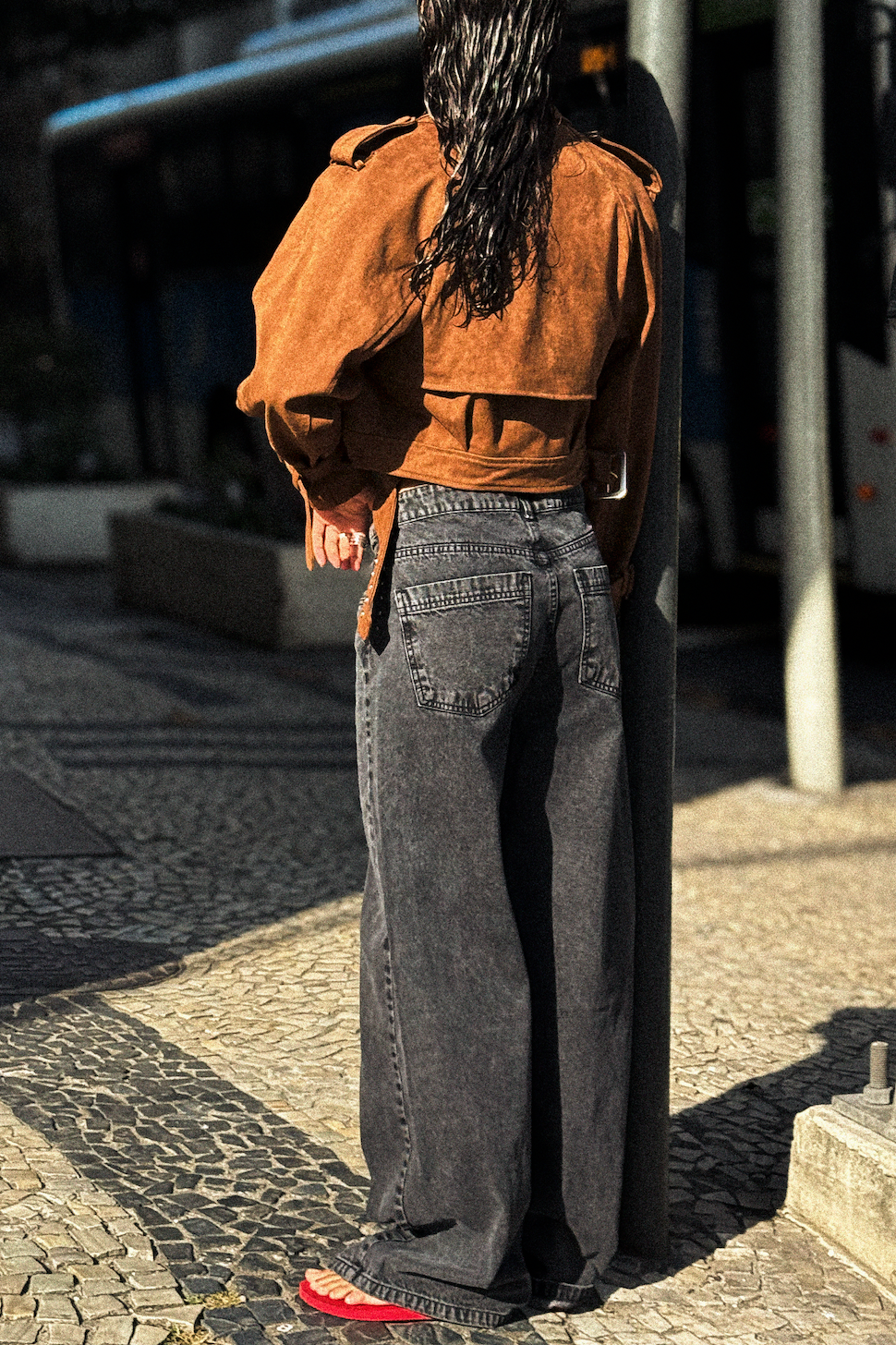 Jeans baggy Phanton negro